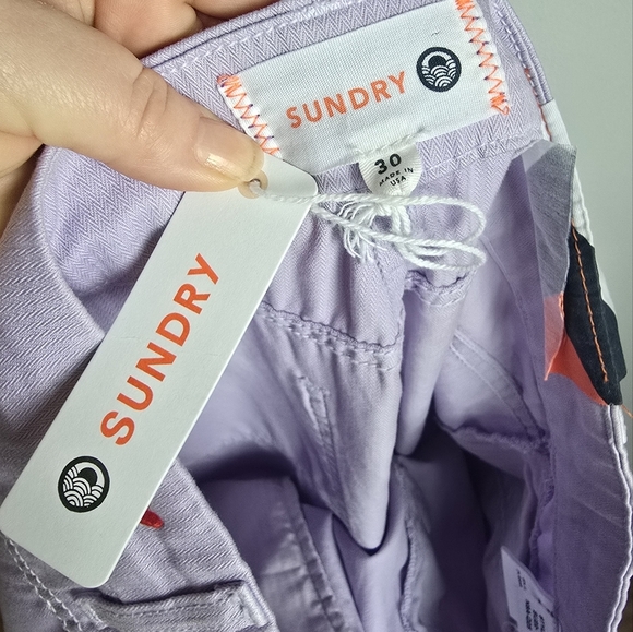 SUNDRY, New, Revolve High Waist Pleated Lavender Trouser Pants Womens Size 30 - Picture 11 of 15
